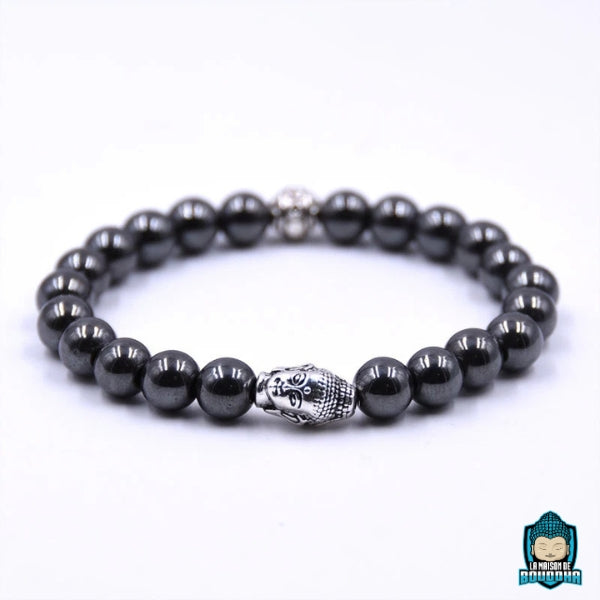 Bracelet-Bouddha-perles-grises-au-fini-minéral-La-Maison-de-Bouddha