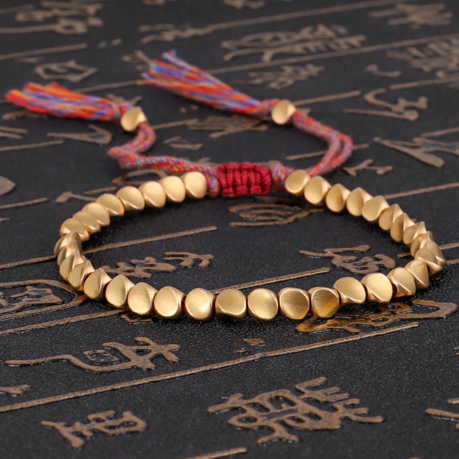 Bracelet Tibetain – Perles de cuivre Bracelets La Maison de Bouddha