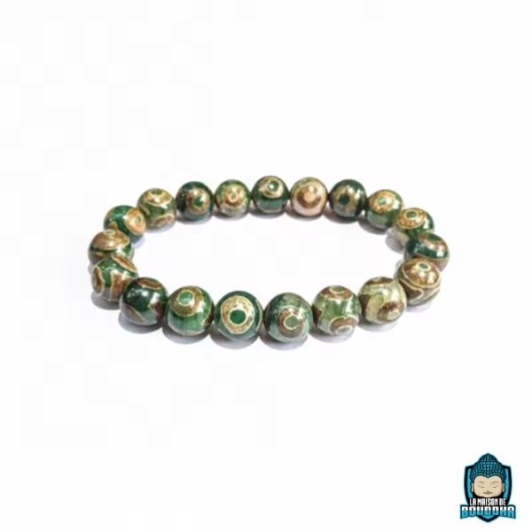 Bracelet-tibetain-en-perles-Dzi-Talisman-de-protection-et-prosperite-bouddhiste-perles-naturelles-agate-bracelet-elastique-La-Maison-de-Bouddha