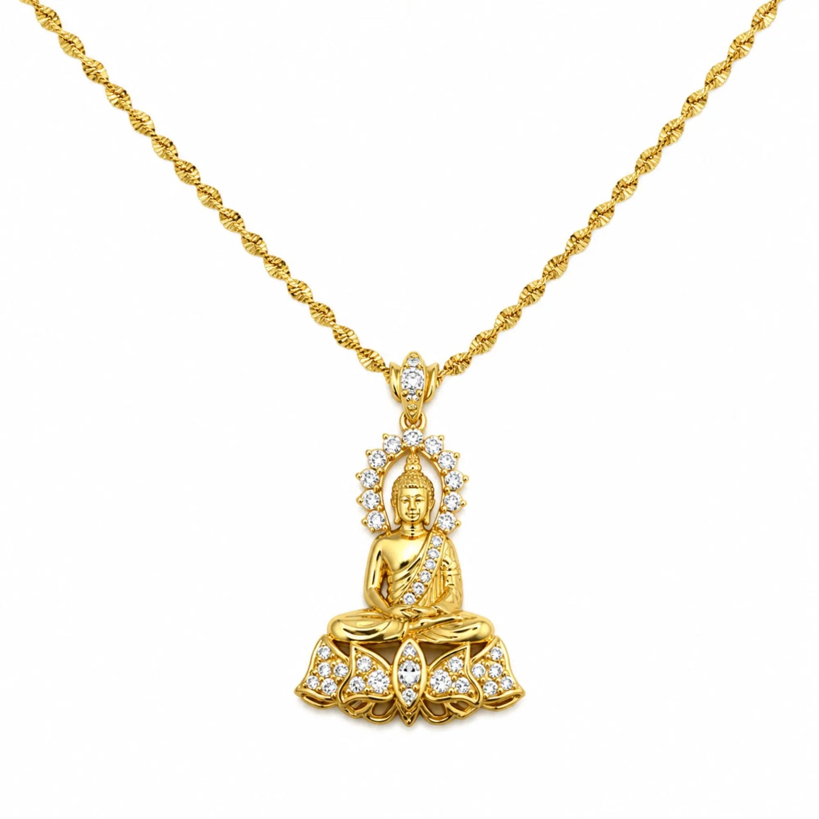 Collier Bouddha Or  La Maison de Bouddha
