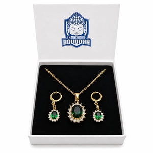 Collier Jade Vert Femme Colliers La Maison de Bouddha