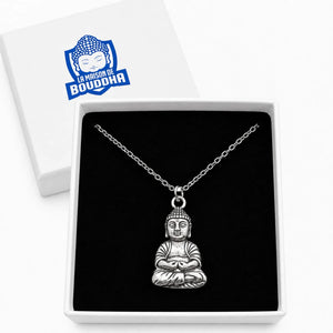 Collier de Bouddha Porte Bonheur Argent Colliers La Maison de Bouddha