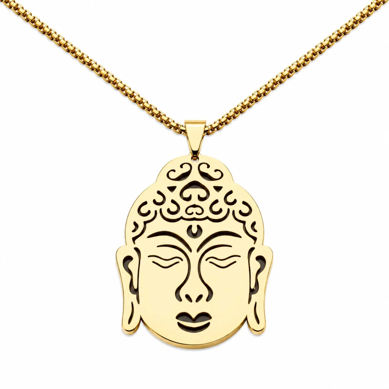 Pendentif Bijou Bouddha Doré  La Maison de Bouddha
