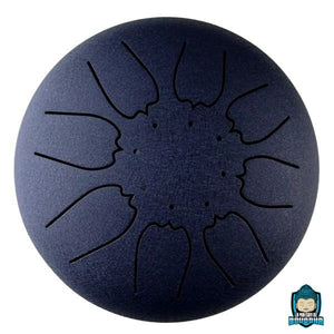 Petit-Handpan-8-Notes-avec-Baguettes-version-bleu-marine-La-Maison-de-Bouddha