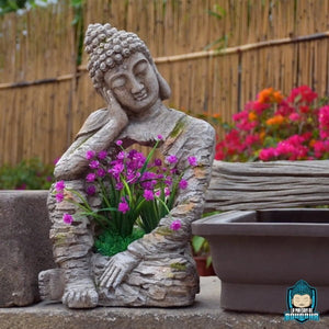 Statue-Bouddha-Pot-de-Fleur-Grand-Format-51-cm-photo-copie-pierre-La-Maison-de-Bouddha