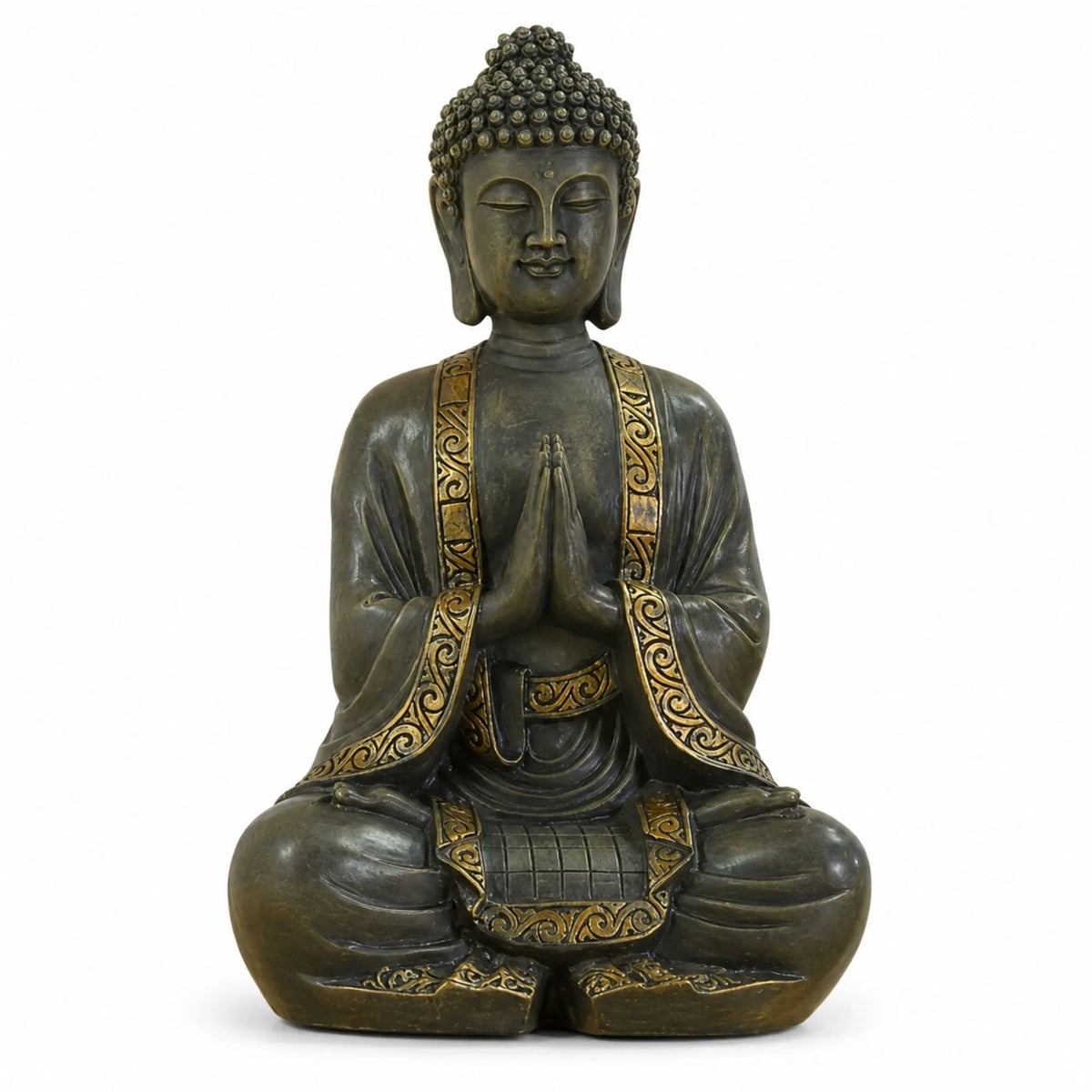 Statuette Bouddha Birmanie en Résine – 40 cm statue bouddhiste en résine La Maison de Bouddha