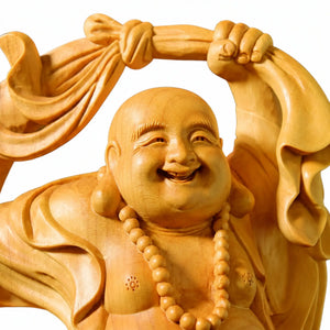 Statuette Budai en Bois de Cyprès – 13 cm | La Maison de Bouddha 200044142 La Maison de Bouddha