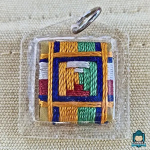 Amulette Tibetaine Bodhisattva Vajrasattva Sungkhor Goh Sung vu de dos