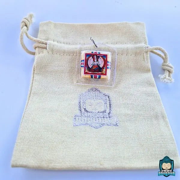 Amulette Tibetaine Sungkhor Goh Sung Bouddha de La Compassion Avalokiteshvara béni par des lamas
