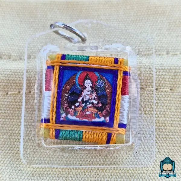 Amulette Tibétaine Tara Blanche Sungkhor Goh Sung - La Maison De Bouddha