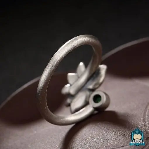 Bague Lotus Argent La Maison de Bouddha