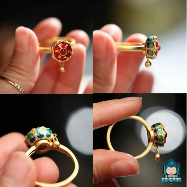 Bague femme fleur de lotus
