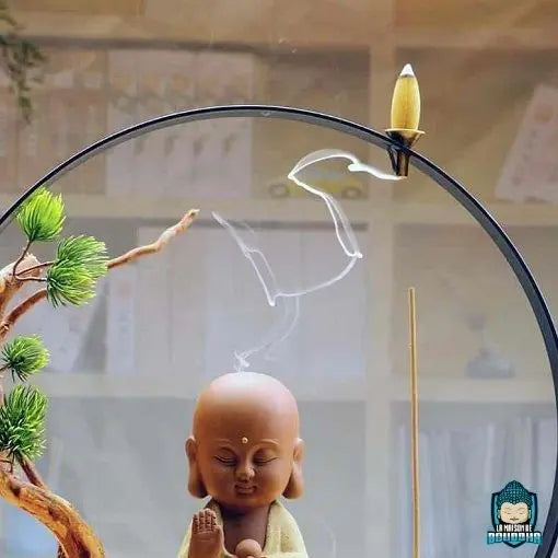 Bouddha Brûleur Dencens Bulle Paisible sable  La Maison de Bouddha