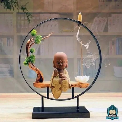 Bouddha Brûleur Dencens Bulle Paisible sable  La Maison de Bouddha