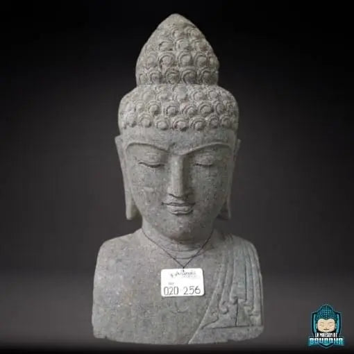 Buste de Bouddha en Pierre  La Maison de Bouddha