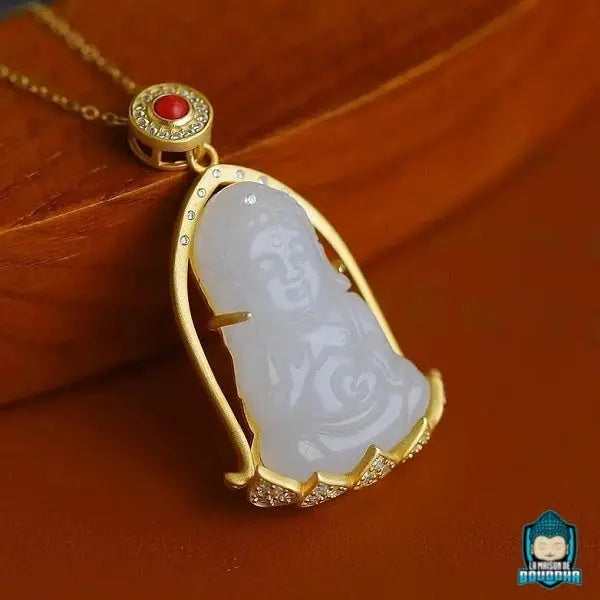 Collier Bouddha Jade