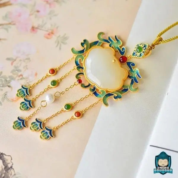 Collier Jade Tibétain