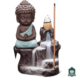 Fontaine Brûleur à Encens Bouddha En Céramique  La Maison de Bouddha
