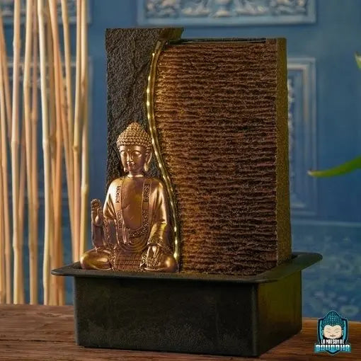 Fontaine Mur dEau Bouddha  La Maison de Bouddha