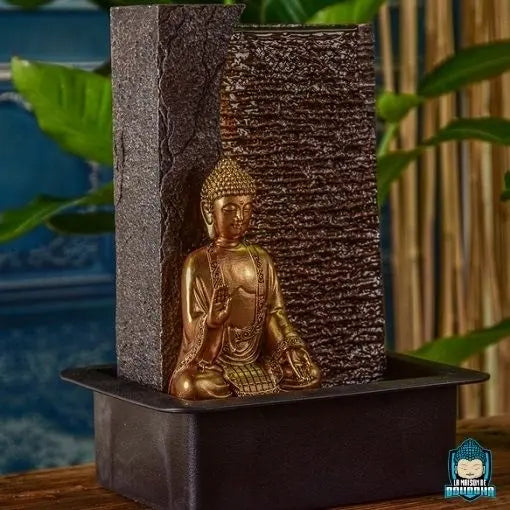 Fontaine Mur dEau Bouddha  La Maison de Bouddha