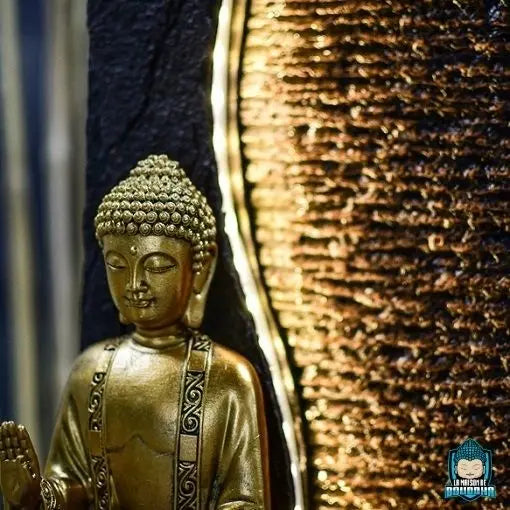 Fontaine Mur dEau Bouddha  La Maison de Bouddha
