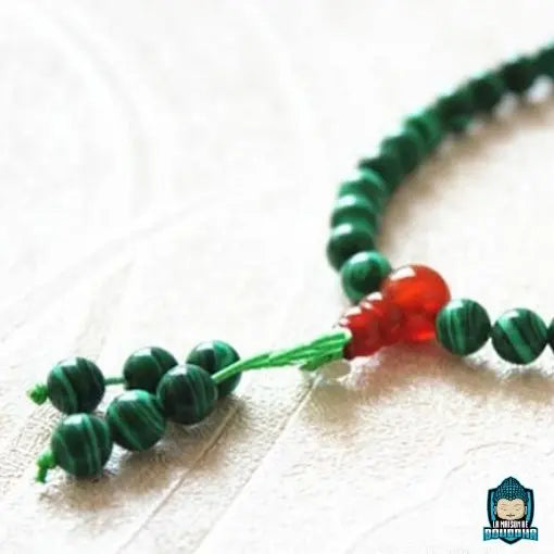 Mala Malachite  La Maison de Bouddha