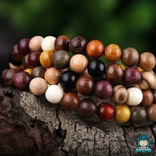 Mala Tibétain Bois de Santal  La Maison de Bouddha