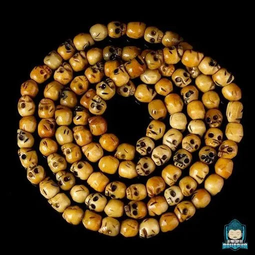 Mala Tibétain Tête de Mort  La Maison de Bouddha