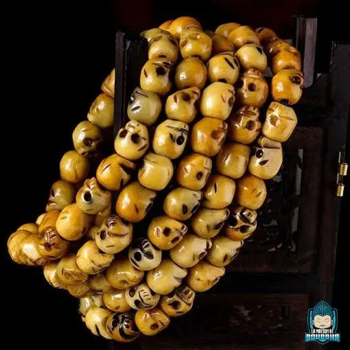 Mala Tibétain Tête de Mort  La Maison de Bouddha