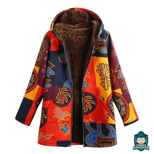Manteau-ethnique-indien-hippie-colore-en-coton-polyester-fourrure-synthetique-fermeture-eclair-zippee