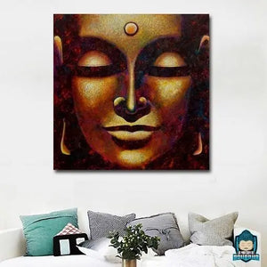 Peinture-sur-Toile-Bouddha-visage-toile-imprimee-canvas-230-grammes-1-piece-decoration-murale-La-Maison-de-Bouddha