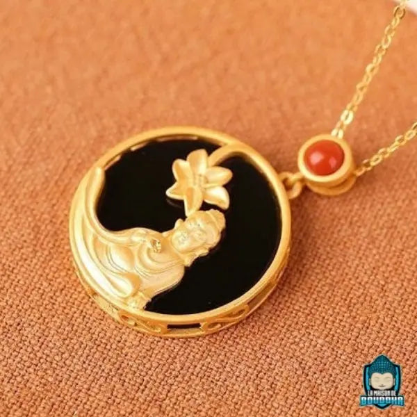 Pendentif Bouddha Tourmaline