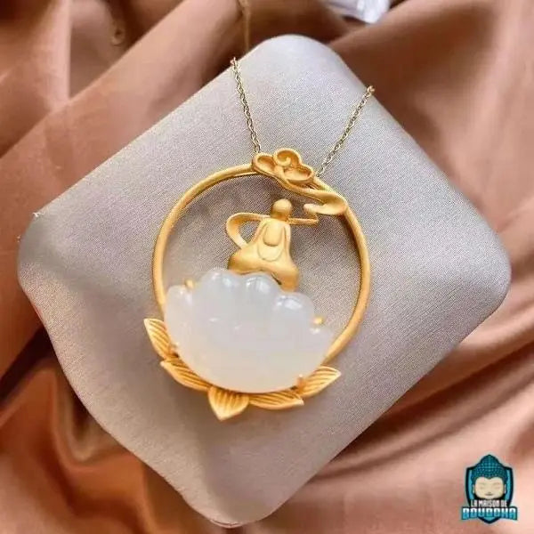 Pendentif Jade Bouddha