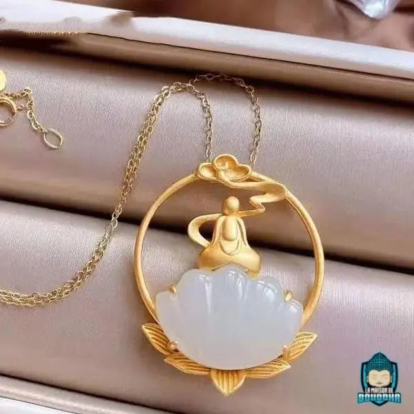 Pendentif Jade Bouddha