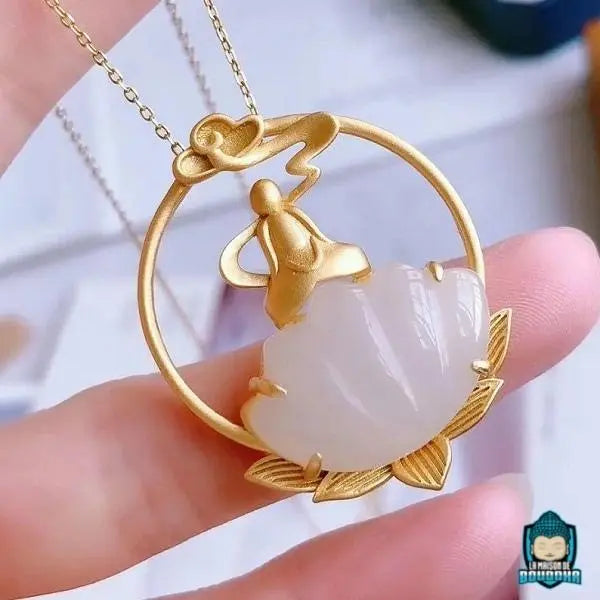 Pendentif Jade Bouddha