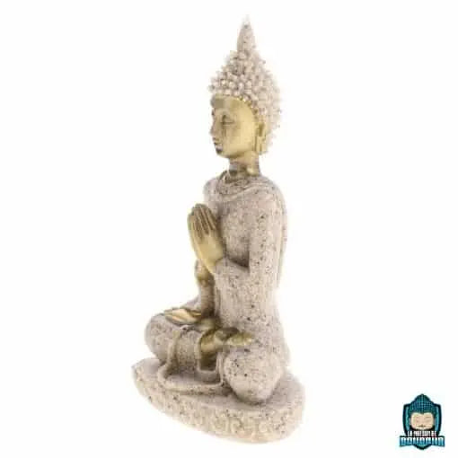 Statue Bouddha Pierre Mudra Anjali Thaïlandais  La Maison de Bouddha
