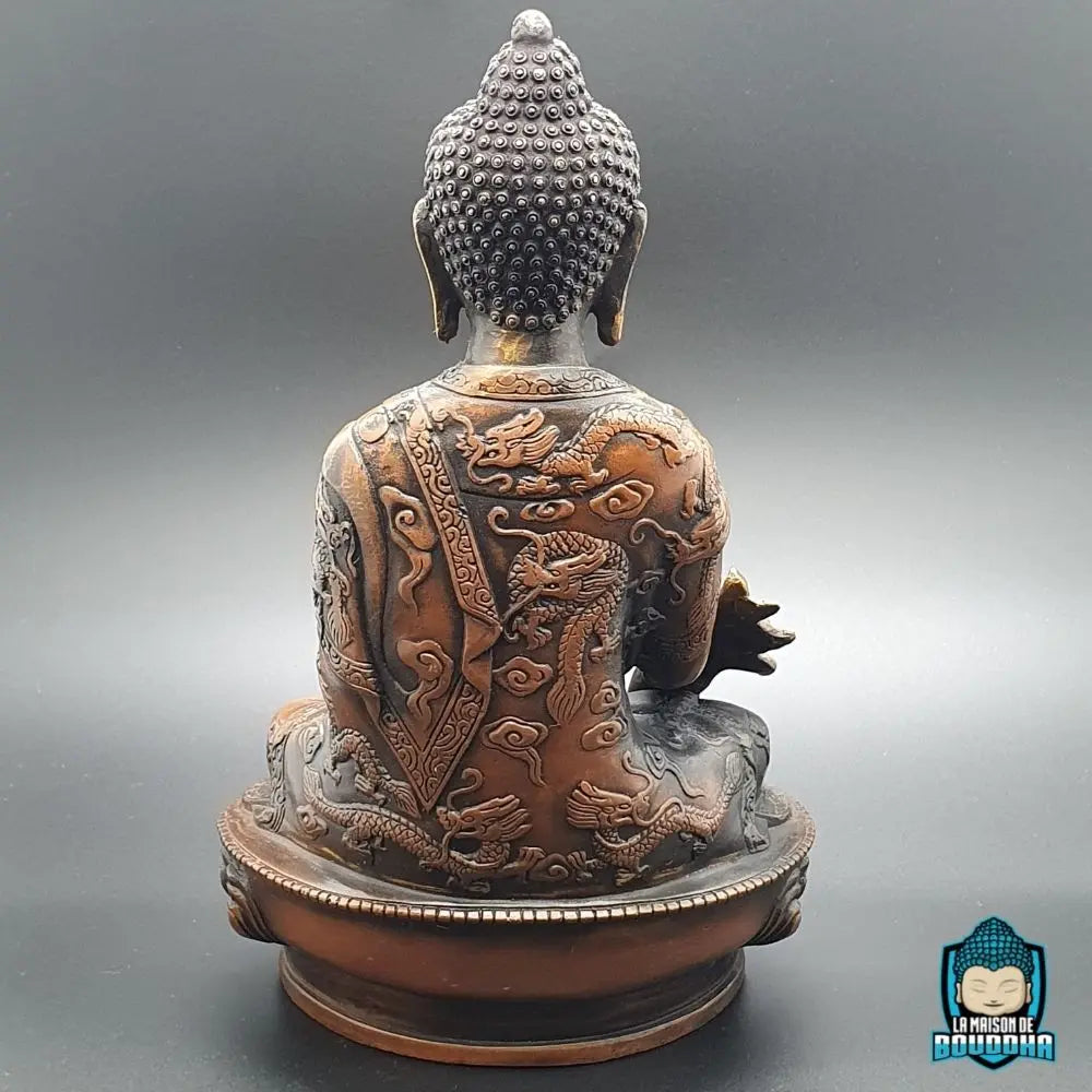 Résine Statue de Bouddha Sakyamuni la méditation de la tête de