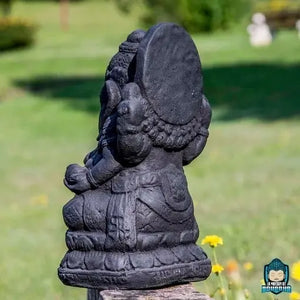 Statue Ganesh Résine Noir  La Maison de Bouddha