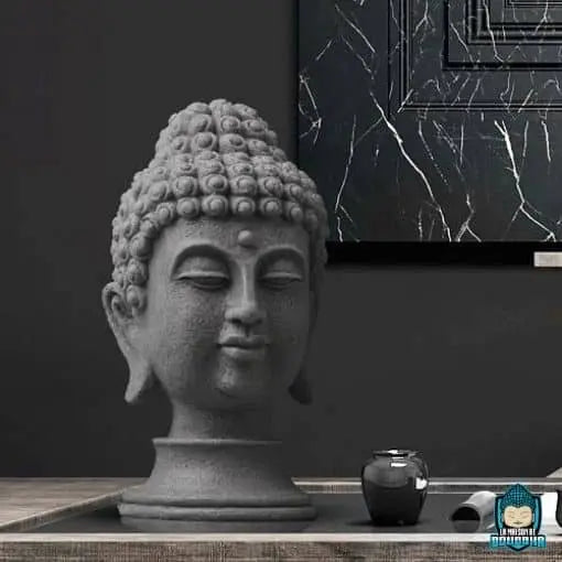 Statue Tête de Bouddha Birman  La Maison de Bouddha