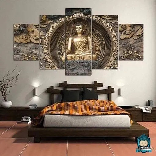 ▷ Grand Cadre Bouddha  Toile imprimée décorative XXL