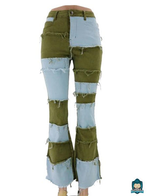 jeans-ethnique-patchwork-vert-et-bleu-ciel-2-poches-avants-et-2-poches-arrieres-La-Maison-de-Bouddha