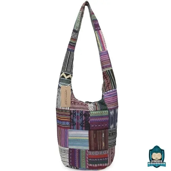 sac bandoulière style ethnique en coton Sacs à main La Maison de Bouddha