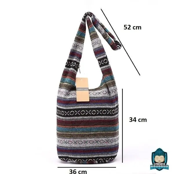 sac en coton hobo ethnique  La Maison de Bouddha