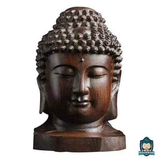tete-de-bouddha-bois-acajou-vue-de-face-La-Maison-de-Bouddha