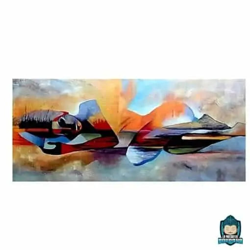 Toile Aquarelle Bouddha Allongé  La Maison de Bouddha