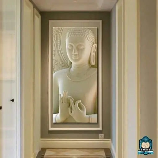 Toile Déco Bouddha dharmacakra-mudr  La Maison de Bouddha